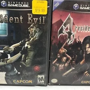 Nintendo GameCube resident Evil Video Game lot