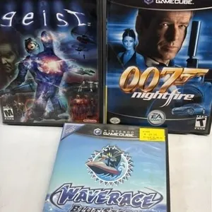 Nintendo GameCube Lot Geist 007 Nightfire WaveRace