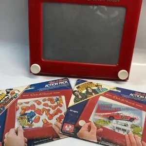 Vintage Magic Etch A Sketch & Action pack lot