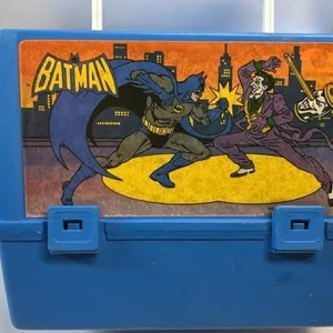 1982 Batman Plastic Thermos Lunchbox