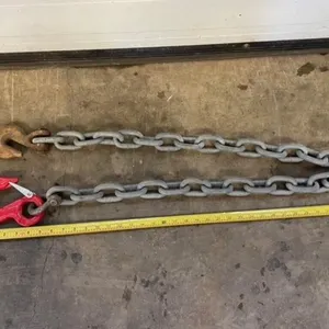 HEAVY 5' CHAIN & SAFETY HOOK
