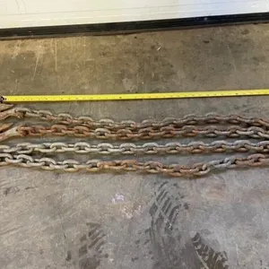 12' CHAIN & (2) 3/8" HOOKS