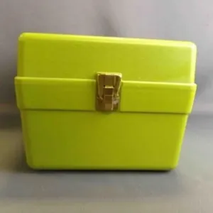 Vintage Green Plastic Sewing Pattern Storage Box