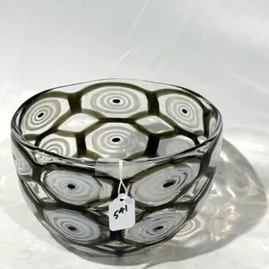 Barovier and Toso 'Caccia' Murano art glass bowl,
