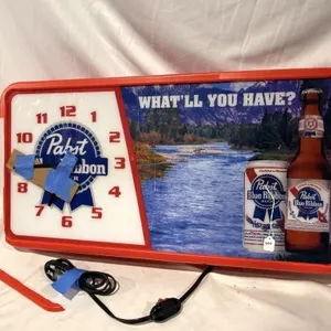 Pabst Blue Ribbon Beer Rippler Motion Light-Up