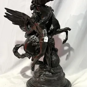 Recast Pegasus Bronze Sculpture by Emile Louis