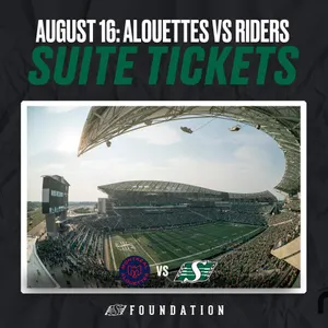 August 16 Alouettes vs. Riders Suite Tickets
 UNRESERVED