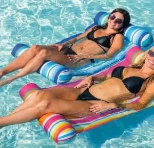 Sloosh Hammock 2-Pack with Pink and Blue Strips for Ages 12+