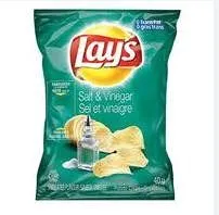 Lay's Salt & Vinegar 40x40g-Pack Chips Case