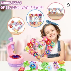 GirlsHome DIY Flower Bouquet Craft Kit for Ages 3 and Up