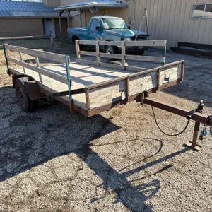 2021 Specially Constructed 6ft x 11 1/2ft Bumper Hitch Flatbed Trailer