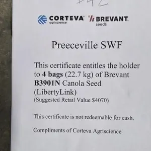 Canola 4 Bags Brevant B3901N.