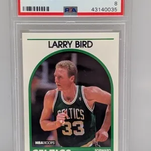 1989 Hoops 150 Larry Bird PSA 8