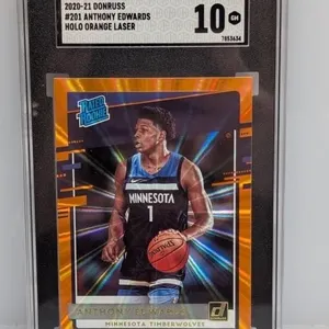 2020 Donruss Edwards RC Holo Orange Laser SGC 10