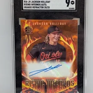 2024 Holliday Bowman Ch Orange Ref Auto /25 SGC 9