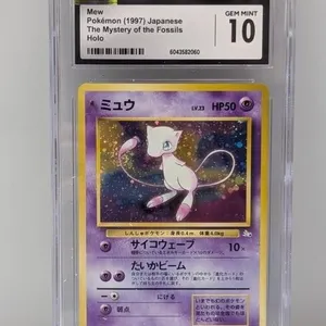 1997 Pokemon JPN Fossils Mew Holo CGC 10