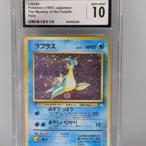 1997 Pokemon JPN Fossils Lapras Holo CGC 10