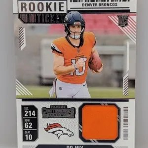 2024 Contenders Bo Nix Rookie Relic