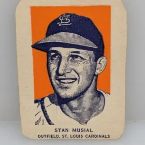 1952 Wheaties�Musial Portrait Corner Paper Loss