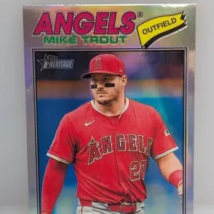 2026 Heritage Baseball Mike Trout #163 Refractor