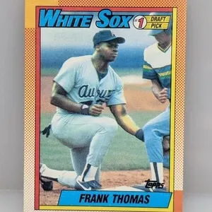 1990 Topps #1 Draft Pick Frank Thomas RC #414