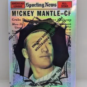1997 Topps Commemorative Reprint #32 Mickey Mantle