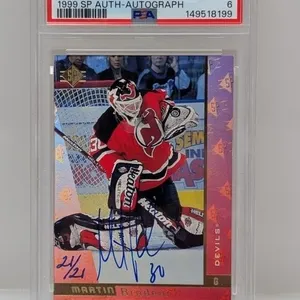 2000 SP Au Buyback Martin Brodeur Auto #86 PSA 6