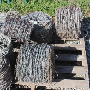 2 pt. & 4 pt. Rolls of Barb Wire (full & partial)