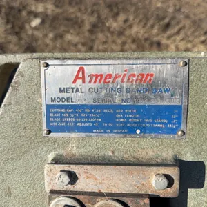 American 114 Band Saw; 1/2 Hp Electric Motor