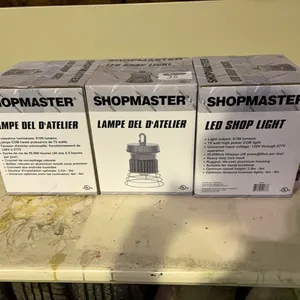 Unused shop master shop lights x3