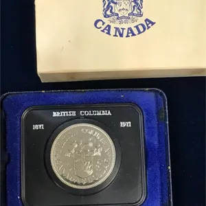 1971 BC  Centennial Nickel Dollar