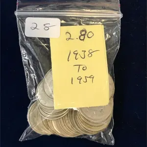 28 Canadian Silver Ten Cent Pcs 1938 to 1959