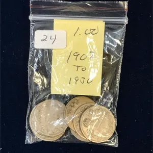 ten Canadian Silver Ten Cent Pcs 1907 to 1930