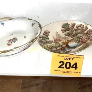 SERVING BOWLS AND PLATTER