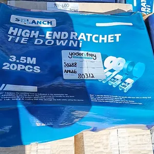 Unused SDLANCH High-End Ratchet Tie Down,3.5M, 20PCS 