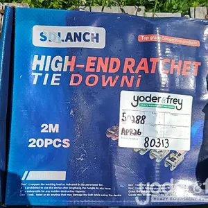 Unused SDLANCH High-End Ratchet Tie Down,2M, 20PCS 