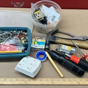 Misc. garage hardware. *NO SHIPPING