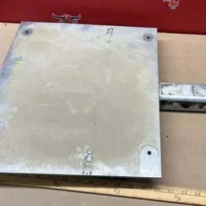 Aluminum hitch receiver mounting stand. 14” x 16”