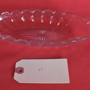 Heisey Oval Candy Dish in Colonial Pattern