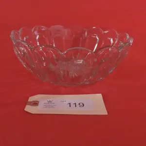 Heisey Clear Glass Bowl