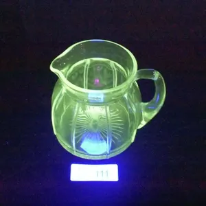 Heisey Glass Pitcher "Tudor" or "Colonial" Pat