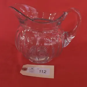 Heisey Vintage Colonial Clear Glass Pitcher
