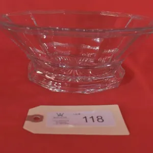 Heisey Clear Glass 1010 Decagon Bowl
