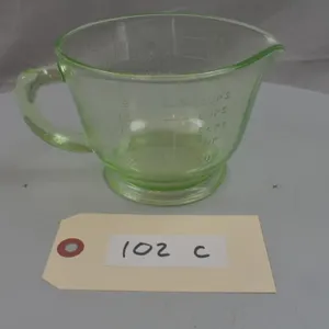 Uranium Glass Measuring Cup