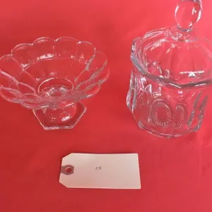 Heisey Colonial Candy Jar & Footed Jelly Dish