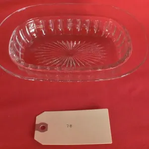 Heisey Double Butter Dish in Colonial Pattern