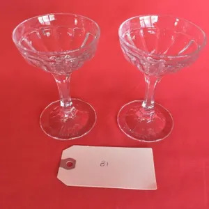 Heisey Crystal Priscilla Champagne Stem