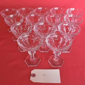 Heisey 4" Shallow Champagne Stem 359 Glasses