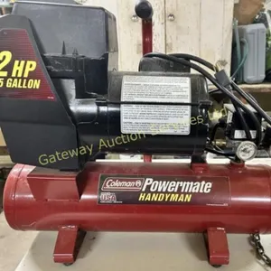 A Coleman power mate handyman compressor 2 hp
