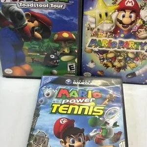 Nintendo GameCube Lot Mario Party Golf Tennis